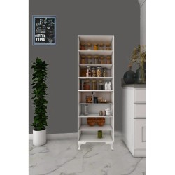 Gökberk Gb-1800 8 Raflı 2 Kapaklı Çok Amaçlı Dolap %100 Mdf