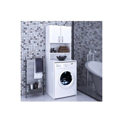 Gökberk Gb-2200 8 Raflı 2 Kapaklı Çamaşır Makinesi Dolabı