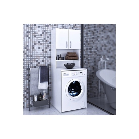 Gökberk Gb-2201 8 Raflı 2 Kapaklı Çamaşır Makinesi Dolabı %100 Mdf Gökberk Gb-2201 8 Raflı 2 Kapaklı Çamaşır Makinesi Dolabı %100 Mdf