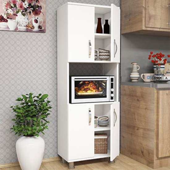 Gökberk Gb-2800 4 Kapaklı Fırın Bölmeli Çok Amaçlı Dolap %100 MDF Gökberk Gb-2800 4 Kapaklı Fırın Bölmeli Çok Amaçlı Dolap %100 MDF