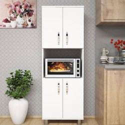 Gökberk Gb-2800 4 Kapaklı Fırın Bölmeli Çok Amaçlı Dolap %100 MDF