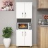 Gökberk Gb-2800 4 Kapaklı Fırın Bölmeli Çok Amaçlı Dolap %100 MDF