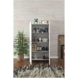 Gökberk Gb-3300 4 Raflı 2 Kapaklı Çok Amaçlı Dolap %100 MDF