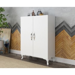 Gökberk Gb-3400 4 Bölmeli 2 Kapaklı Çok Amaçlı Dolap %100 MDF