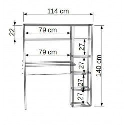 Gökberk Gb-3600 Kitaplıklı Çalışma Masası &100 Mdf