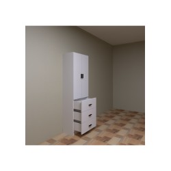 Gökberk Gb-3800 3 Raflı 2 Kapaklı 3 Çekmeceli Çok Amaçlı Dolap %100 MDF