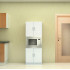 Gökberk Gb-6003 4 Kapaklı Fırın Bölmeli Çok Amaçlı Dolap %100 MDF
