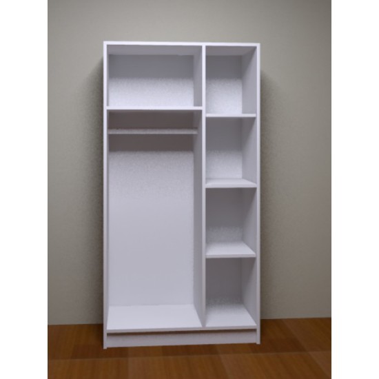 Gökberk Gb-6100 3 Kapaklı Elbise Dolabı Gardırop %100 MDF Gökberk Gb-6100 3 Kapaklı Elbise Dolabı Gardırop %100 MDF