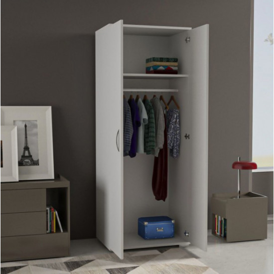 Gökberk Gb-6200 2 Kapaklı Elbise Dolabı Gardırop %100 Mdf Gökberk Gb-6200 2 Kapaklı Elbise Dolabı Gardırop %100 Mdf