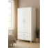 Gökberk Gb-6800S 2 Kapaklı 2 Çekmeceli Elbise Dolabı Gardırop