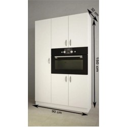 Gökberk Gb-9002 5 Kapaklı Fırın Bölmeli Çok Amaçlı Dolap %100 Mdf