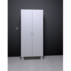 GÜRÜN CEVİZ DESENLİ ÖZEL ÖLÇÜ 2 Kapaklı Çok Amaçlı Dolap %100 MDF 