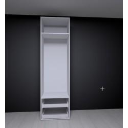 ÖZEL ÖLÇÜ 2 ÇEKMECELİ GARDIROP