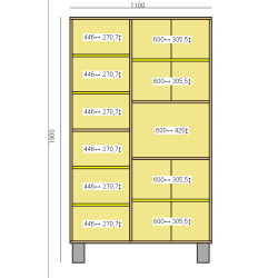 ÖZEL ÖLÇÜ FIRIN BÖLMELI DOLAP