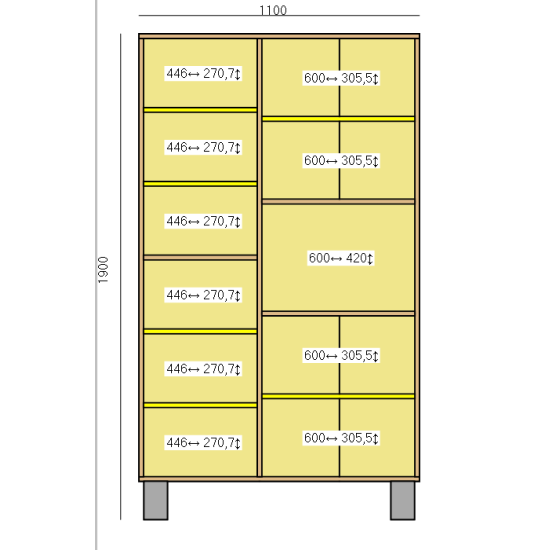 ÖZEL ÖLÇÜ FIRIN BÖLMELI DOLAP
