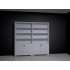 ÖZEL ÖLÇÜ 200*200*25 KİTAPLIK %100 MDF